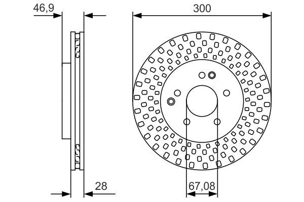 BOSCH 0 986 479 D05 Brake Disc
