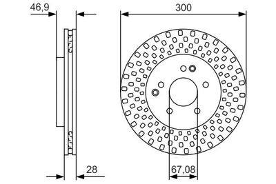 Brake Disc BOSCH 0 986 479 D05