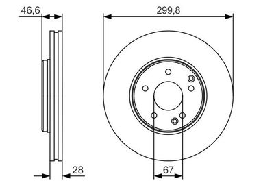 Brake Disc BOSCH 0 986 479 R79