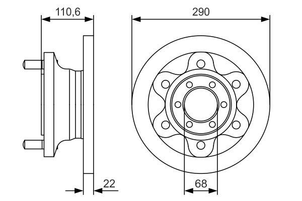 BOSCH 0 986 479 S95 Brake Disc