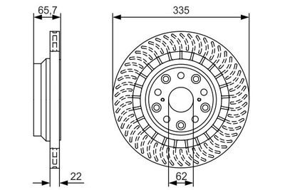 Brake Disc BOSCH 0 986 479 T35