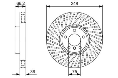 Brake Disc BOSCH 0 986 479 W19
