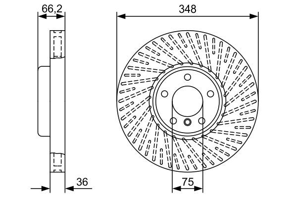 BOSCH 0 986 479 W20 Brake Disc
