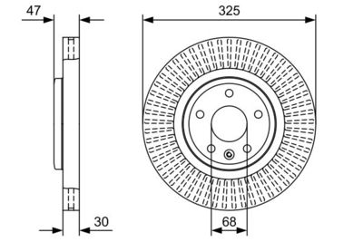 Brake Disc BOSCH 0 986 479 W52