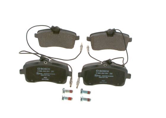 BOSCH 0 986 494 097 Brake Pad Set, disc brake