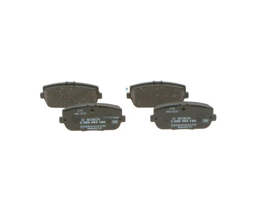 BOSCH 0 986 494 190 Brake Pad Set, disc brake