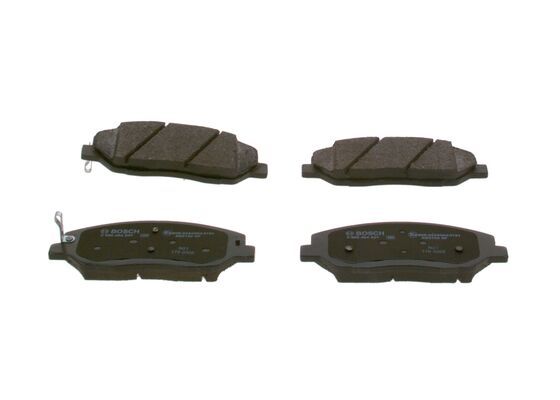 BOSCH 0 986 494 227 Brake Pad Set, disc brake