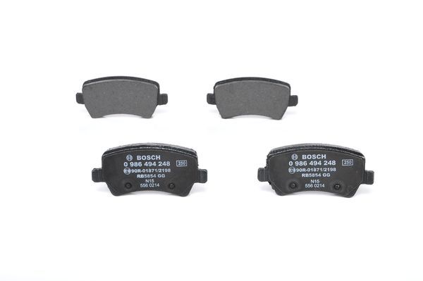 BOSCH 0 986 494 248 Brake Pad Set, disc brake