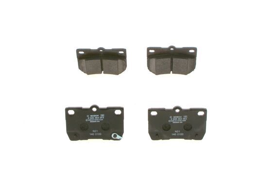 BOSCH 0 986 494 253 Brake Pad Set, disc brake