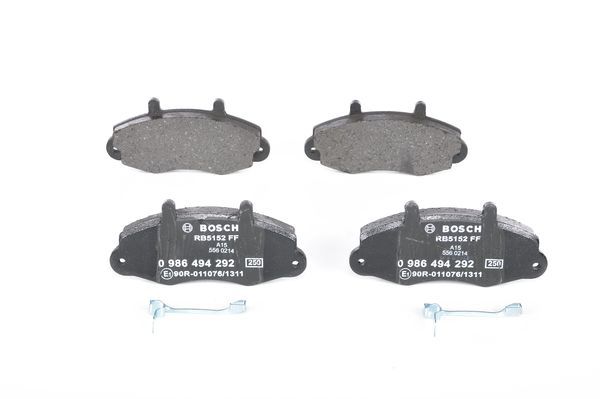 BOSCH 0 986 494 292 Brake Pad Set, disc brake