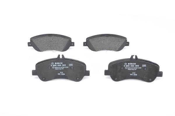 BOSCH 0 986 494 302 Brake Pad Set, disc brake