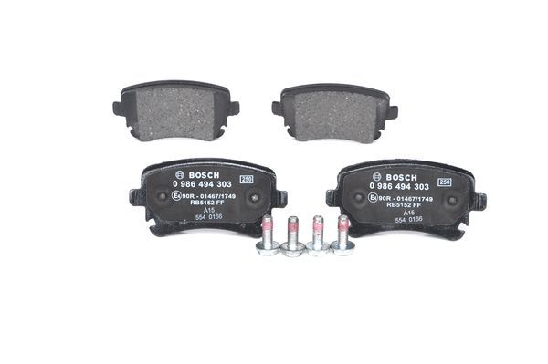 BOSCH 0 986 494 303 Brake Pad Set, disc brake