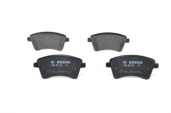 BOSCH 0 986 494 332 Brake Pad Set, disc brake