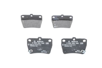 Brake Pad Set, disc brake BOSCH 0 986 494 350