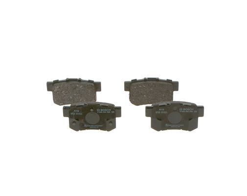 BOSCH 0 986 494 358 Brake Pad Set, disc brake