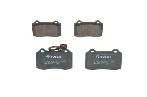 BOSCH 0 986 494 367 Brake Pad Set, disc brake