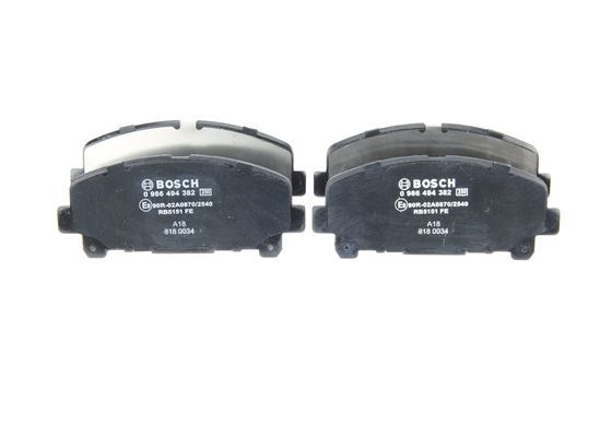 BOSCH 0 986 494 382 Brake Pad Set, disc brake