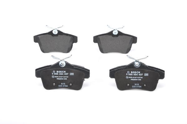 BOSCH 0 986 494 437 Brake Pad Set, disc brake