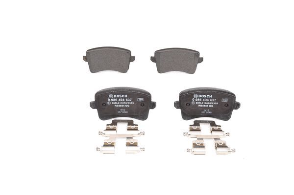BOSCH 0 986 494 637 Brake Pad Set, disc brake