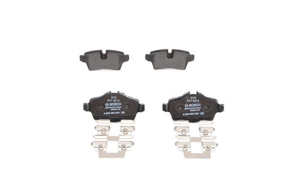 BOSCH 0 986 494 645 Brake Pad Set, disc brake