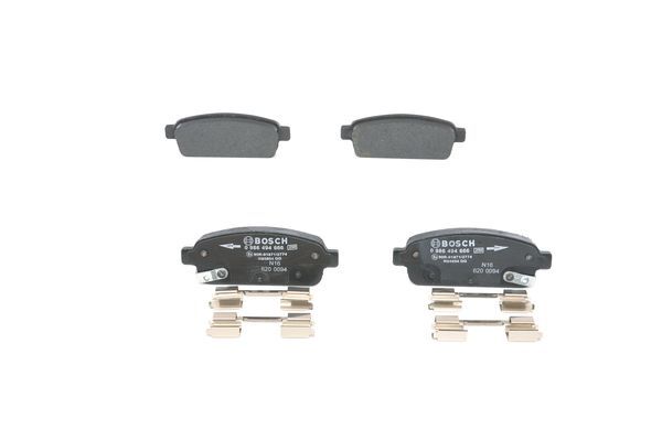 BOSCH 0 986 494 666 Brake Pad Set, disc brake