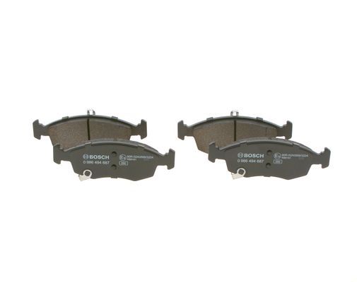BOSCH 0 986 494 687 Brake Pad Set, disc brake