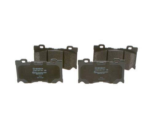 BOSCH 0 986 494 707 Brake Pad Set, disc brake