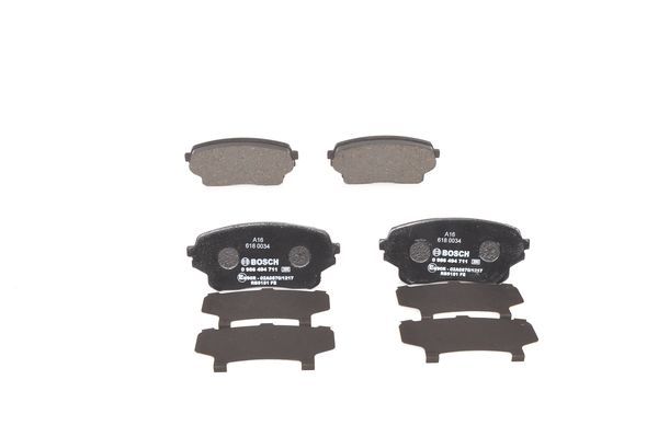 BOSCH 0 986 494 711 Brake Pad Set, disc brake