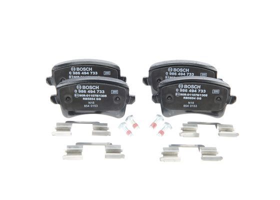 BOSCH 0 986 494 733 Brake Pad Set, disc brake