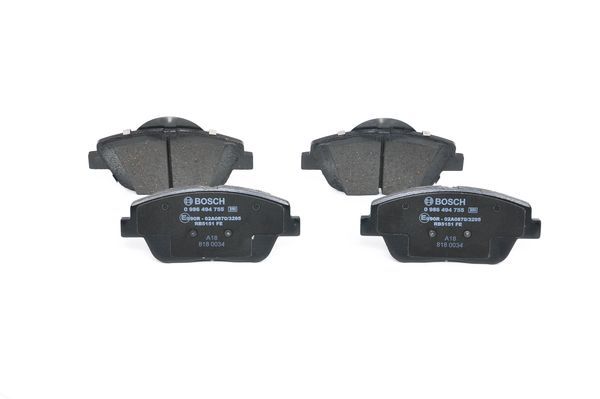 BOSCH 0 986 494 755 Brake Pad Set, disc brake