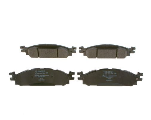 BOSCH 0 986 494 758 Brake Pad Set, disc brake