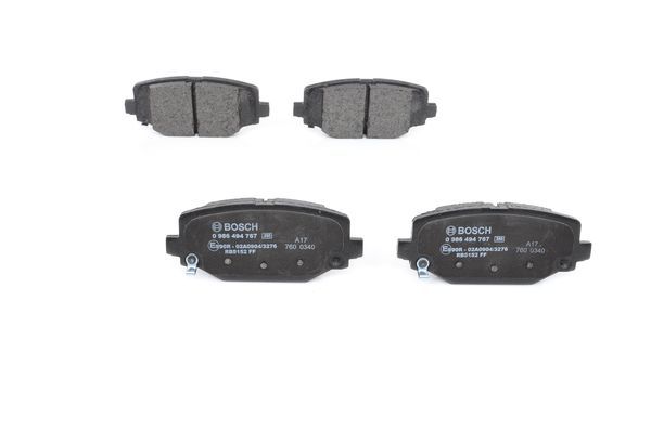 BOSCH 0 986 494 767 Brake Pad Set, disc brake