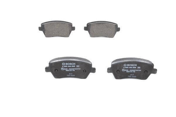 BOSCH 0 986 494 856 Brake Pad Set, disc brake