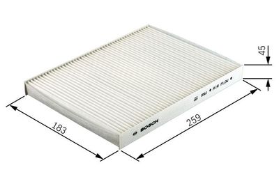 Filter, cabin air BOSCH 1 987 432 428