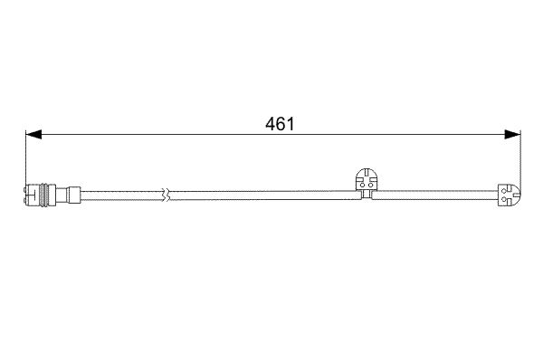BOSCH 1 987 473 063 Warning Contact, brake pad wear