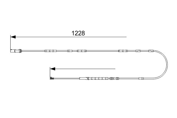 BOSCH 1 987 473 547 Warning Contact, brake pad wear