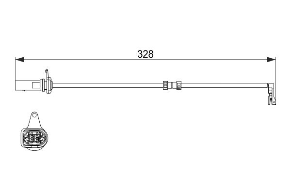 BOSCH 1 987 473 623 Warning Contact, brake pad wear