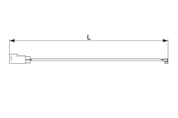 BOSCH 1 987 473 626 Warning Contact, brake pad wear