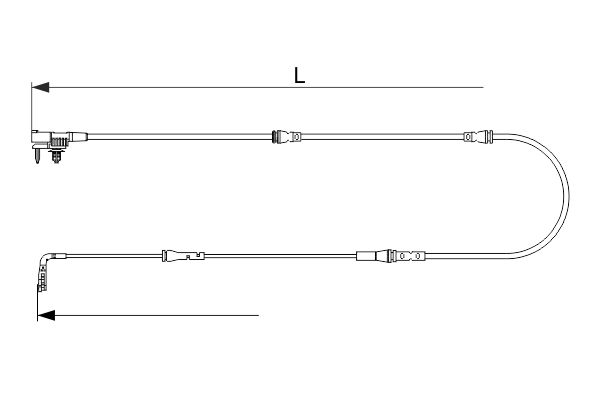 BOSCH 1 987 473 627 Warning Contact, brake pad wear