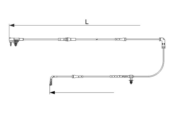 BOSCH 1 987 473 628 Warning Contact, brake pad wear