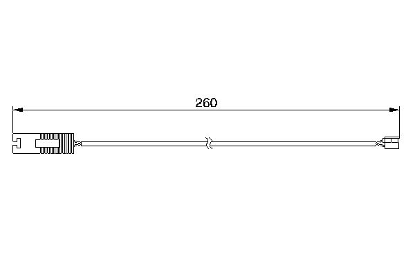 BOSCH 1 987 474 953 Warning Contact, brake pad wear