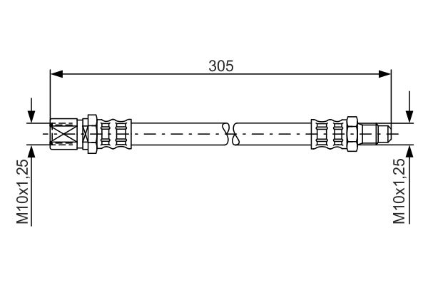 BOSCH 1 987 476 003 Brake Hose