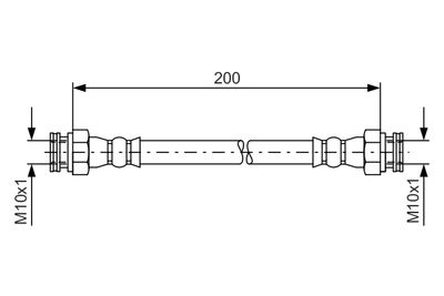 Brake Hose BOSCH 1 987 476 006