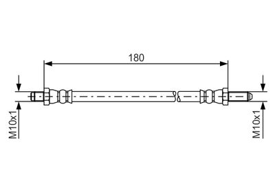 Brake Hose BOSCH 1 987 476 022
