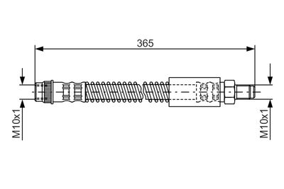 Brake Hose BOSCH 1 987 476 063