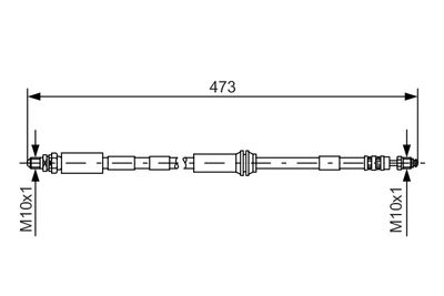 Brake Hose BOSCH 1 987 476 066