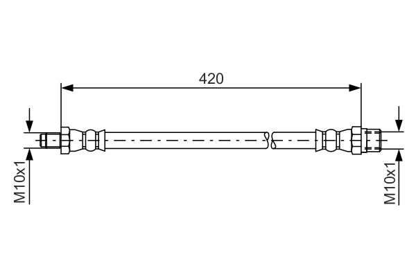 BOSCH 1 987 476 077 Brake Hose