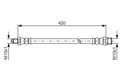 Brake Hose BOSCH 1 987 476 077