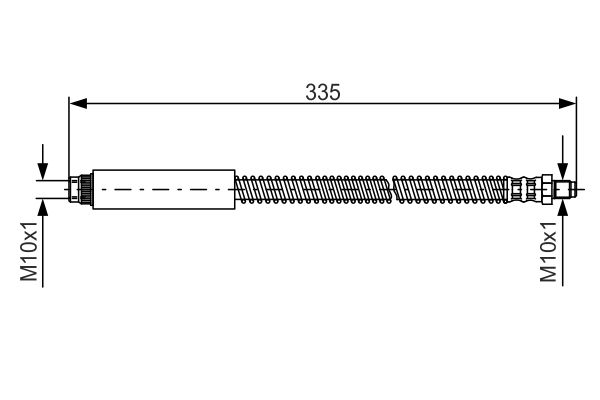 BOSCH 1 987 476 078 Brake Hose