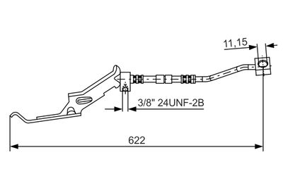 Brake Hose BOSCH 1 987 476 086